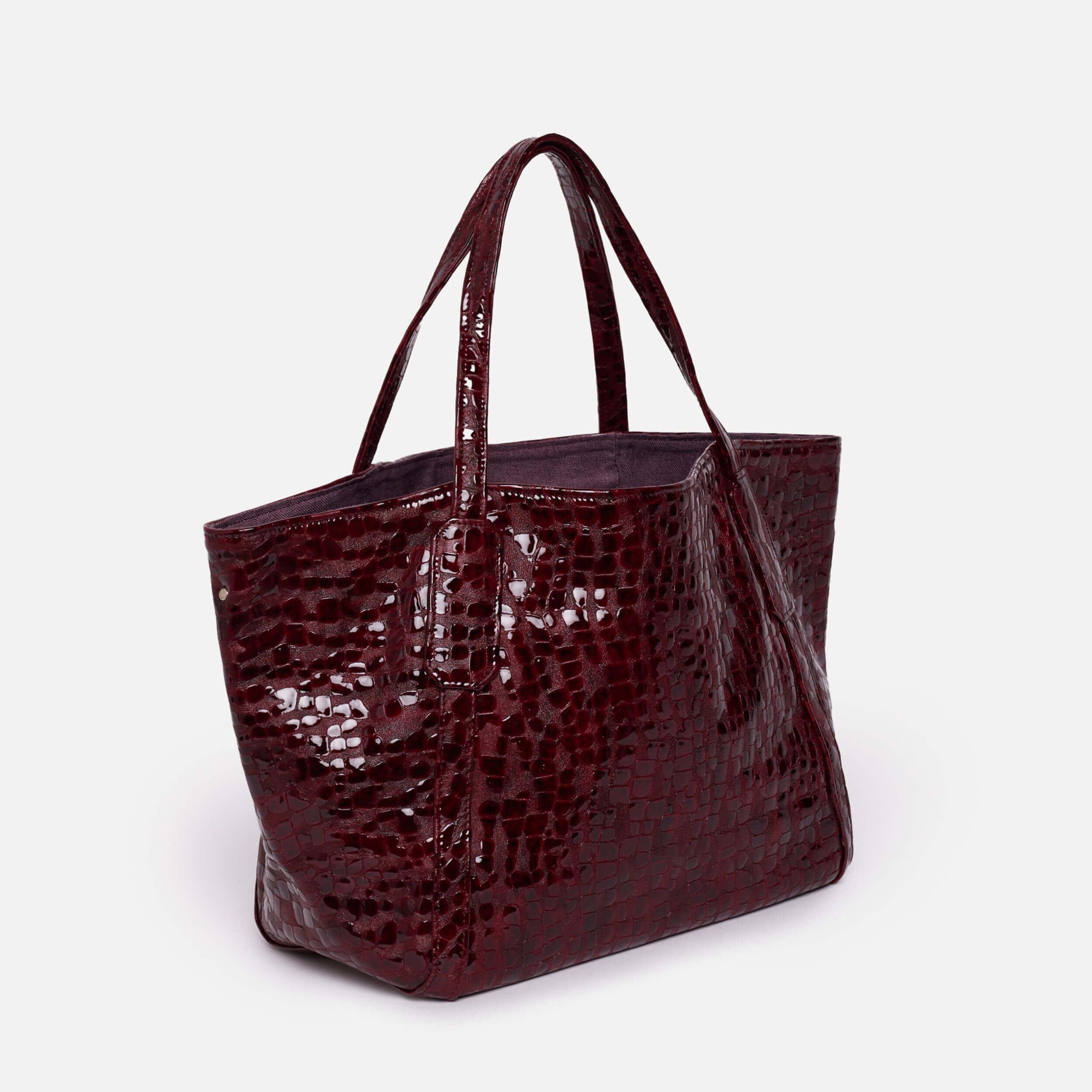 Sasha Tote Bag Perles de Burgundy – Image 4