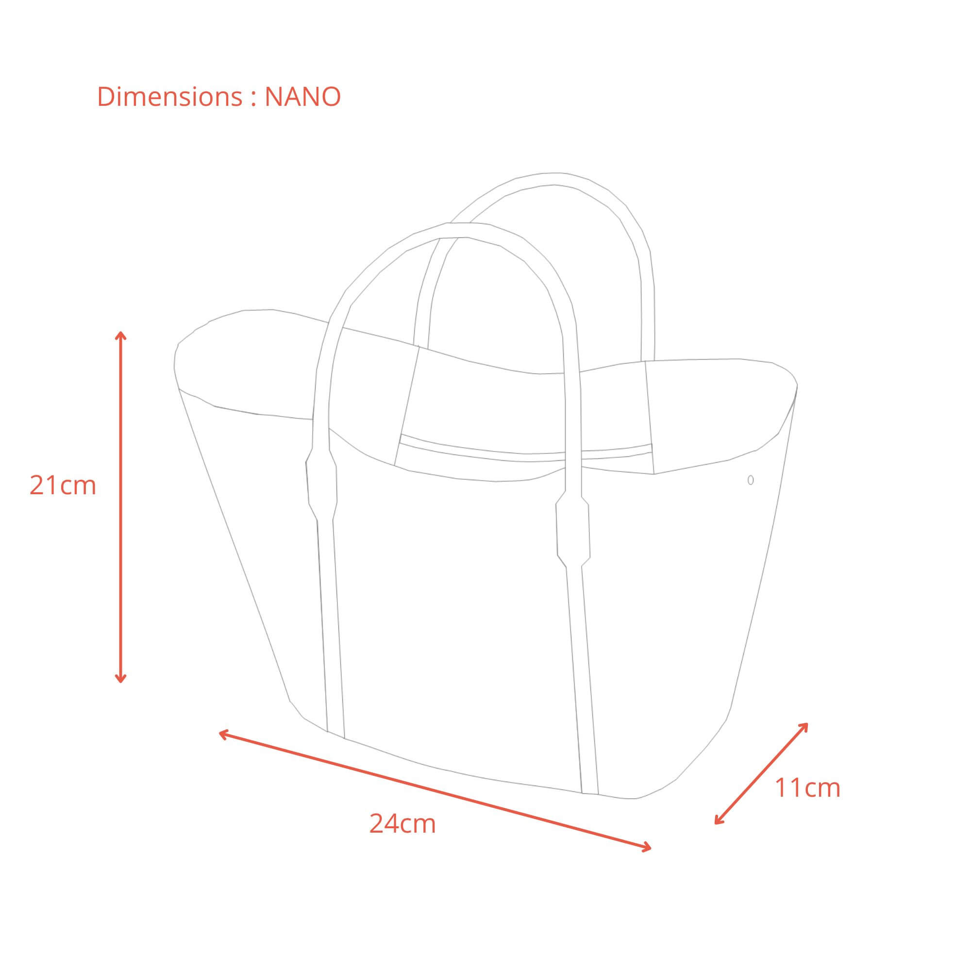 Nano Sasha Tote Bag Blue Bear - Image 6