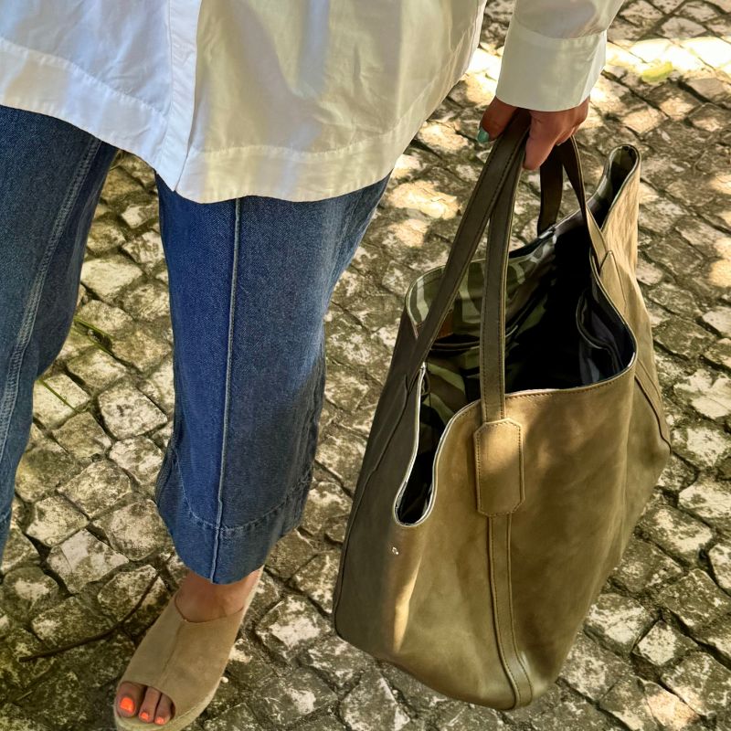 Sasha Tote Bag Olive - Image 3