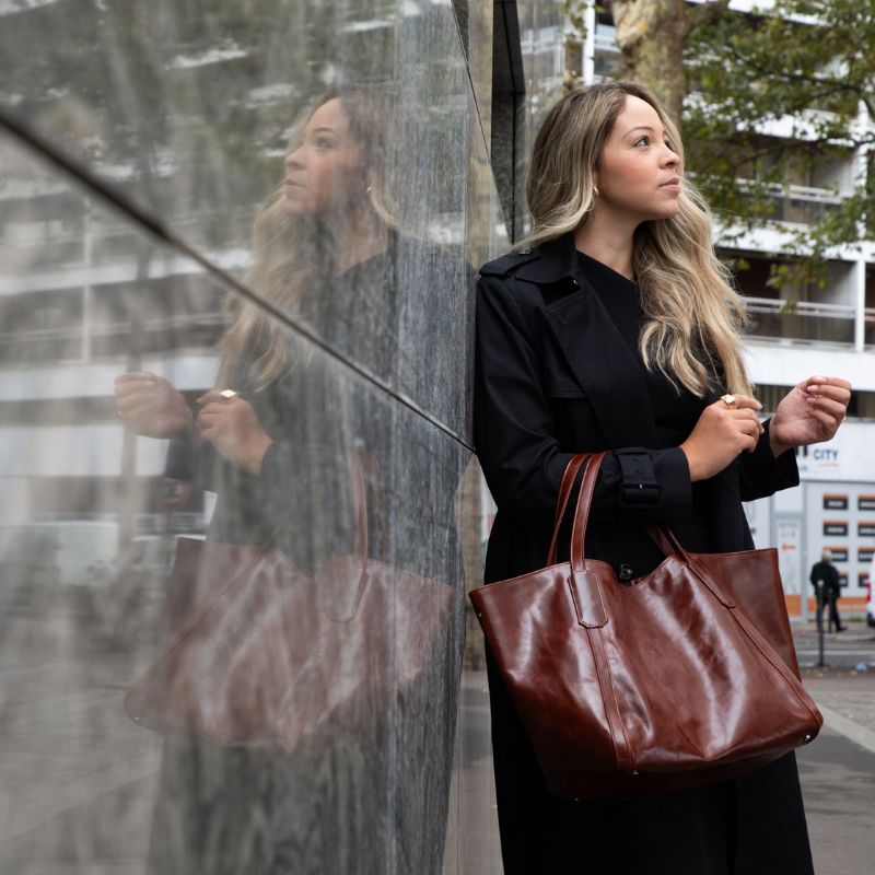 Sasha Tote Bag Terracotta - Image 4