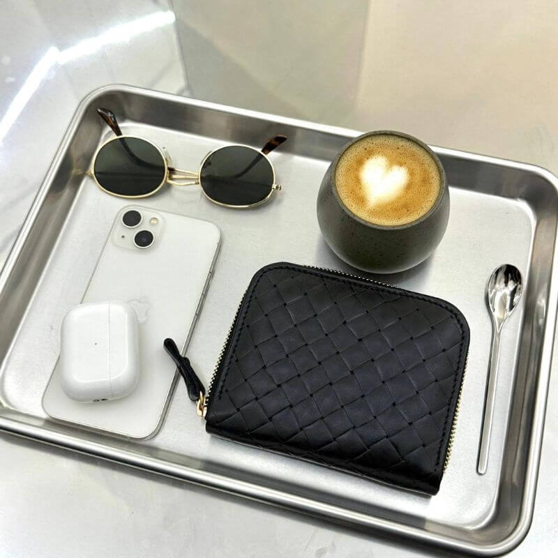 Compagnon Nuit – Leather Wallet Clutch - Image 3