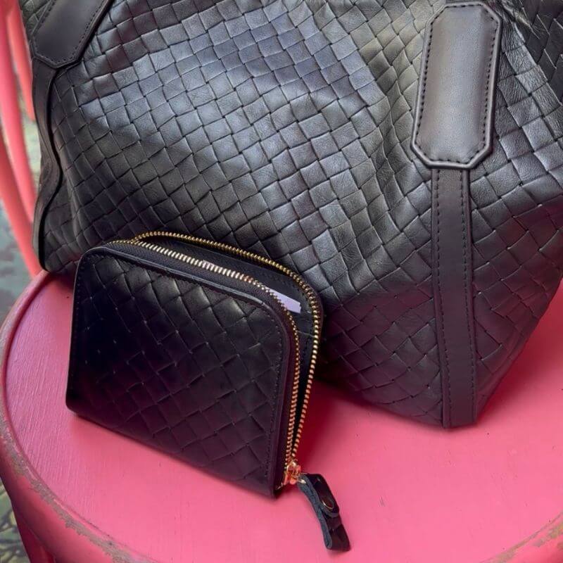 Compagnon Nuit – Leather Wallet Clutch - Image 4