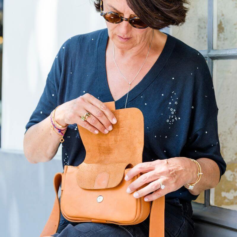 Sam Crossbody Bag Camel - Image 7